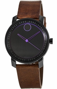 Movado Bold Brown Leather Women's Watch 3600488