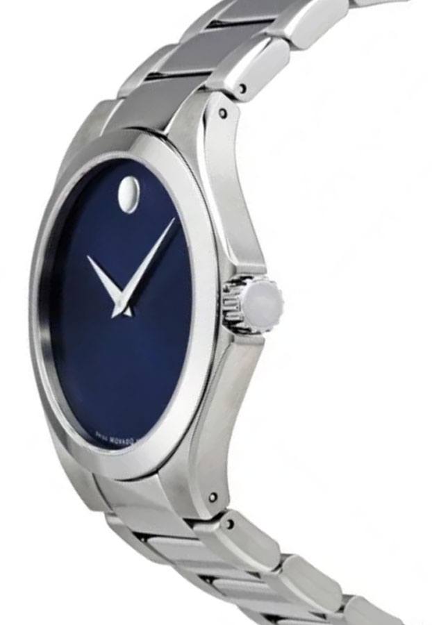 0606335 Movado Defio Blue Dial Men display picture 2