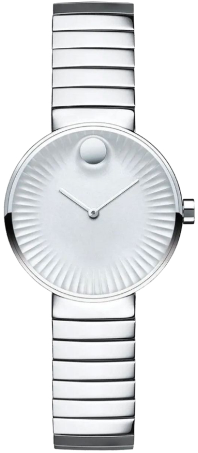 3680012 Movado Edge Silver Dial Women's Watch