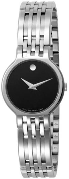 0606043 Movado Esperanza Ladies Black Quartz Watch