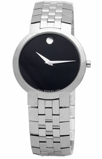 Movado Faceto Black Dial Men's Watch 0605040