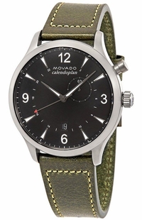 Movado Heritage Black Dial Men's Watch 3650019