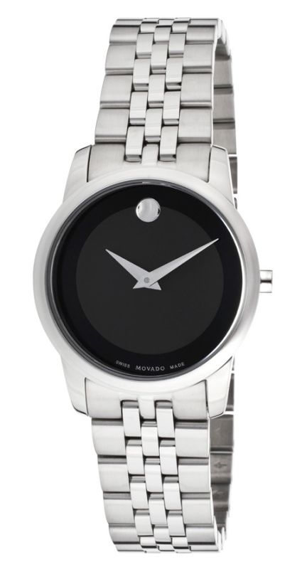 0606505 Movado Museum Black Dial Steel Case and Bracelet  display picture 1