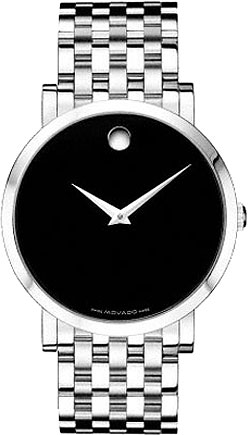 Ladie’s MOVADO Model 0605343 Movado Women's Museum Stainless Steel Watch 0605343  main image 4