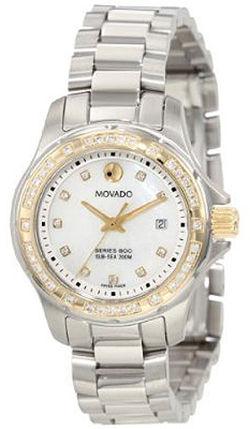 2600093 Movado Ladies Series 800 MOP Dial Steel Case and  display picture 1