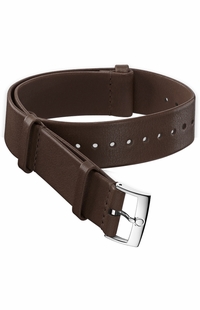 Omega 20mm Dark Brown Leather NATO Strap 031CUZ010753