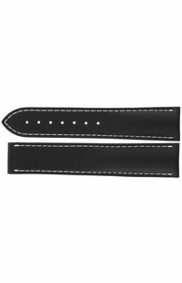 Omega 22mm Black Rubber Strap 98000296