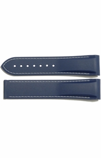 Omega 22mm Blue Rubber Strap 98000376