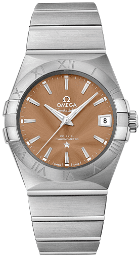 123.10.38.21.10.001 Omega Constellation Co-Axial 38mm Mens Steel Watch