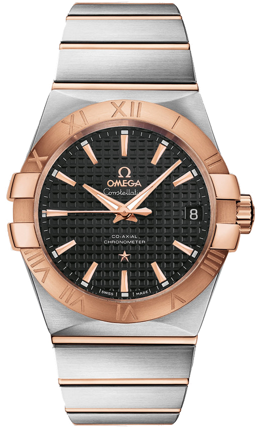 New Omega Constellation Chronometer 38MM 123.20.38.21.01.001 Two Tone