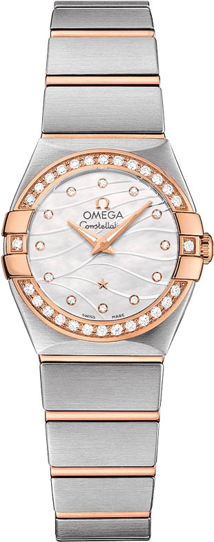 Omega Constellation 12P Diamond Ladies Wristwatch SS OMEGA Constellation Brushed 12P Diamond Black Dial Quartz  main image 4