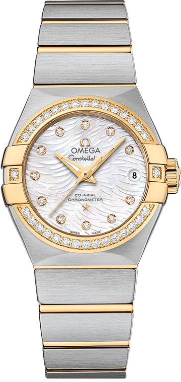 Omega Constellation 123.25.27.20.55.007 Womens 27mm Two Tone 