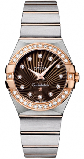 Omega Steel 18k Rose Gold Constellation 27mm Diamond Watch 123.25.27.60.63.001 $_57.JPG?set_id=880000500F main image 2