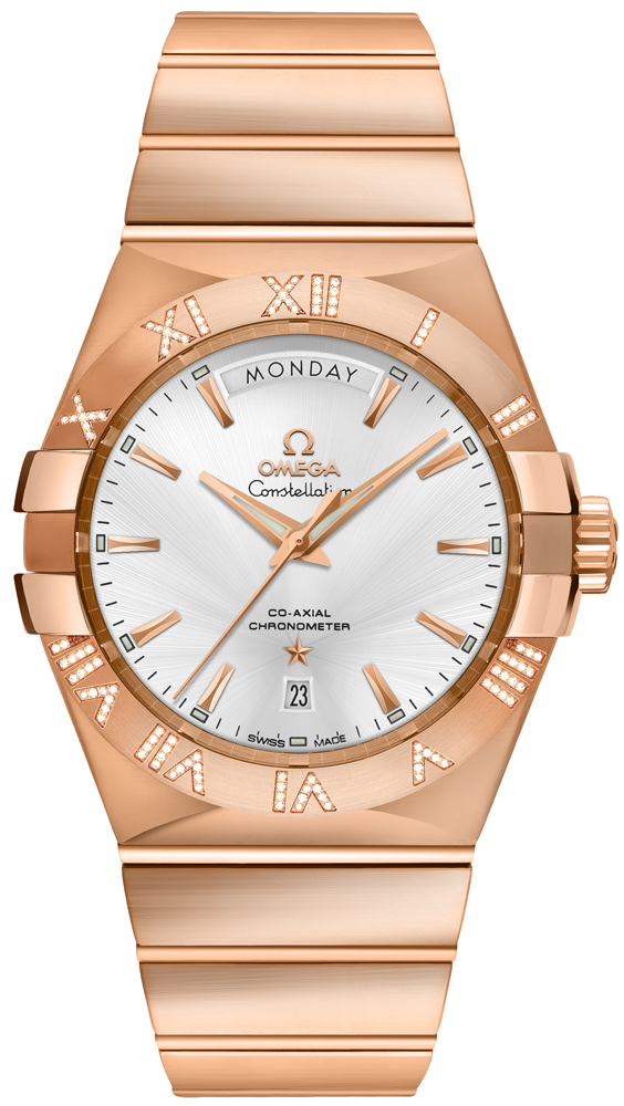 omega constellation day date gold