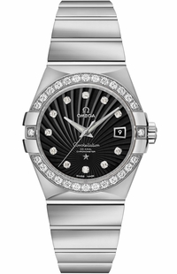 Omega Constellation 18k Solid Gold Women's Watch 123.55.31.20.51.001