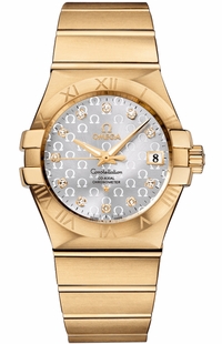 Omega Constellation 18k Yellow Gold Men's Watch 123.50.35.20.52.004