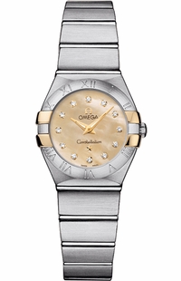 Omega Constellation 24mm Diamond Dial Women's Watch 123.20.24.60.57.002
