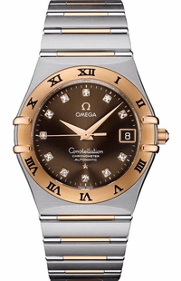 Omega Constellation 95 Brown Dial Automatic Unisex Watch 1301.60.00