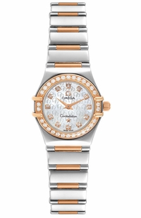 Omega Constellation '95 Rose Gold & Steel Women's Watch 1360.75.00