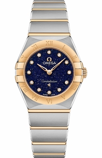 Omega Constellation Blue Aventurine Glass Dial Women's Watch 131.20.25.60.53.001