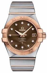 Omega Constellation Brown Dial Men's Watch 123.20.35.20.63.001