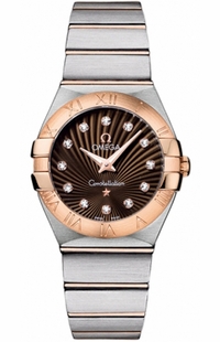 Omega Constellation Brown Dial Women's Watch 123.20.27.60.63.001