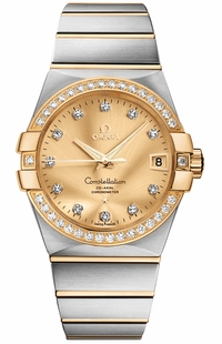 Omega Constellation Champagne Dial Men's Luxury Watch 123.25.38.21.58.001