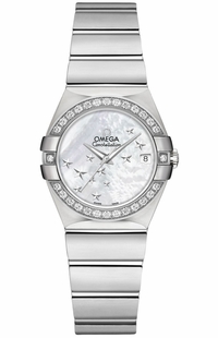 Omega Constellation Diamond 27mm Women's Watch 123.15.27.20.05.001