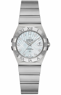 Omega Constellation Diamond Dial Women's Watch 123.10.27.20.55.001