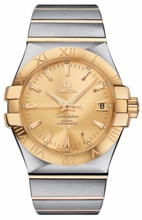 Omega Constellation Gold Dial Dress Watch 123.20.35.20.08.001