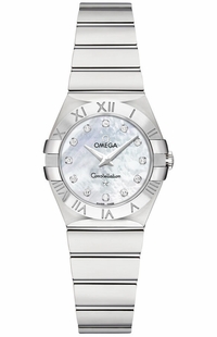 Omega Constellation Mother of Pearl Diamond Women's Watch 123.10.24.60.55.001