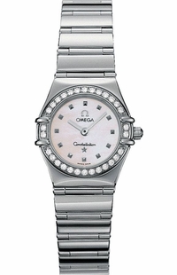 Omega Constellation My Choice Diamond Bezel Women's Watch 1465.71.00
