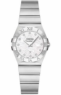 Omega Constellation Quartz 27mm Women's Watch 123.10.27.60.55.004