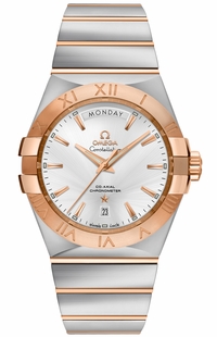 Omega Constellation Rose Gold Men's Luxury Watch 123.20.38.22.02.001