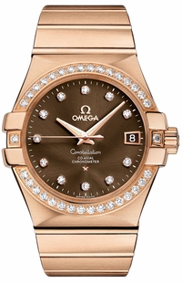 Omega Constellation Rose Gold Watch 123.55.35.20.63.001