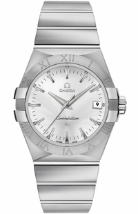 Omega Constellation Silver Dial Steel Men's Watch 123.10.35.60.02.001