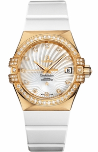 Omega Constellation Solid Gold Watch 123.57.35.20.55.003