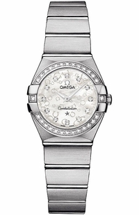 Omega Constellation White Mother of Pearl Dial Women's Watch 123.15.24.60.55.005