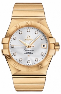 Omega Constellation Yellow Gold Men's Watch 123.50.35.20.52.002