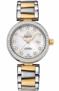 Omega De Ville Ladymatic Diamond Gold & Steel Women's Watch 425.25.34.20.55.002