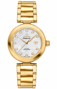 Omega De Ville Ladymatic Solid 18k Gold 34mm Women's Watch 425.60.34.20.55.002