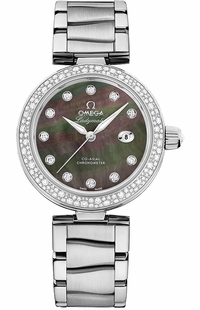 Omega De Ville Ladymatic Stainless Steel Women's Watch 425.35.34.20.57.004