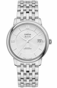 Omega De Ville Prestige 36.8mm Silver Dial Men's Watch 424.10.37.20.02.001