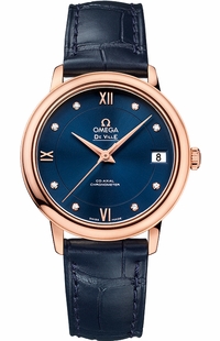 Omega De Ville Prestige Blue Dial Women's Watch 424.53.33.20.53.001