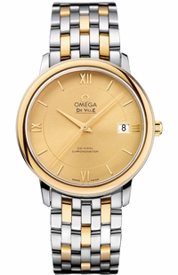 Omega De Ville Prestige Champagne Dial Men's Watch 424.20.37.20.08.001