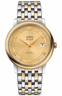 Omega De Ville Prestige Champagne Dial Men's Watch 424.20.40.20.58.001