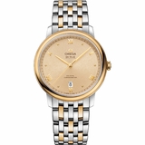Omega De Ville Prestige Gold Dial Co-Axial Men's Watch 424.20.40.20.08.002