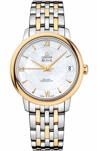 Omega De Ville Prestige Gold & Steel Women's Watch 424.20.33.20.05.001