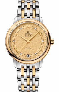 Omega De Ville Prestige Steel & Yellow Gold Women's Watch 424.20.33.20.58.003