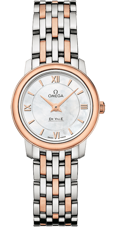 424.20.24.60.05.002 Omega Quartz Gold Steel Watch